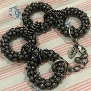 Vintage Avon Chunky Silver Round Link Statement Bracelet